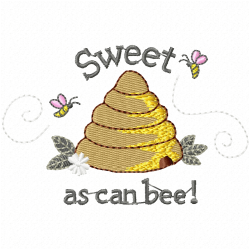 Bees Embroidery Design 6 Bees Embroidery Design 6